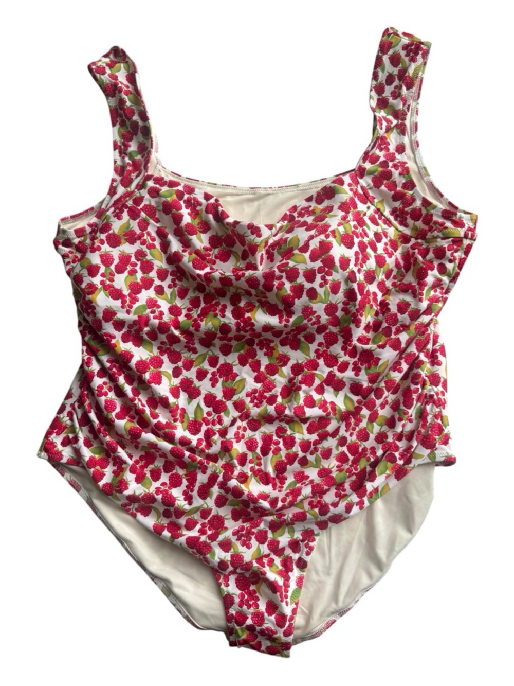 J.Crew Nia Ruched Squareneck One-Piece Swimsuit NWOT